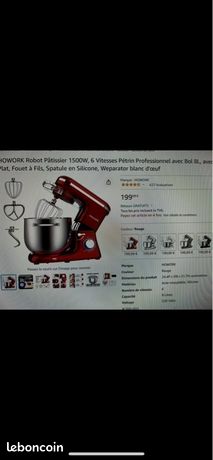 Robot de cuisine howork 8 litre 1500w