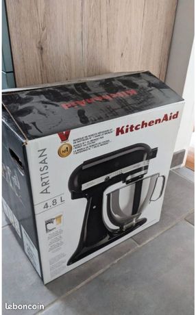 Robot pâtissier KitchenAid artisan noir 5KSM125EOB