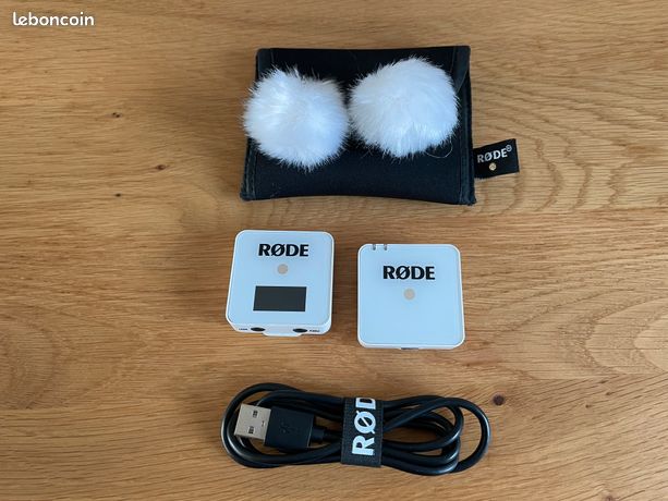 Rode wireless go blanc