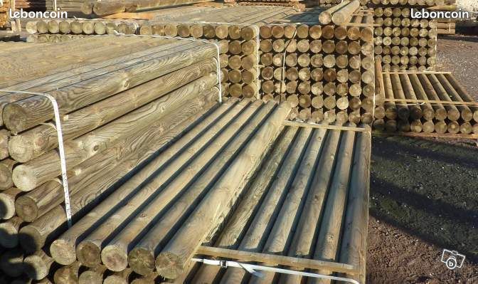 Rondins traité autoclave classe 4