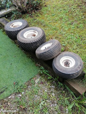 Roue pour tracteur tondeuse