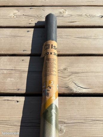 Rouleau moustiquaire l.120 x H.300 cm ISOXA gris