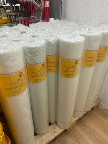 Rouleau trame treillis en fibre de verre façade