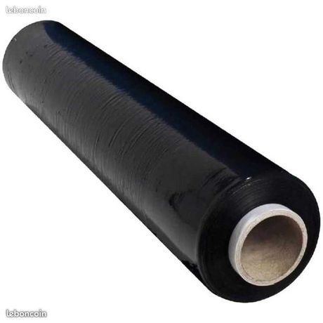 Rouleaux film noir étirable pour emballage 10 euros le grand rouleau plusieurs de disponible