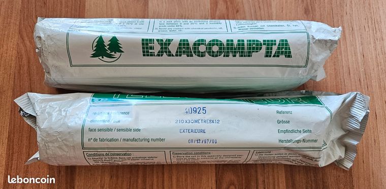 Rouleaux papier fax Exacompta 40925