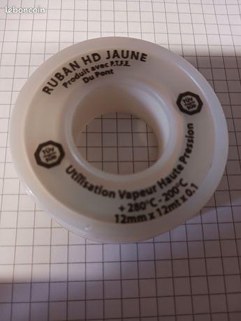 Rouleaux teflon vapeur haute pression 12mmx12mx0.1 berner