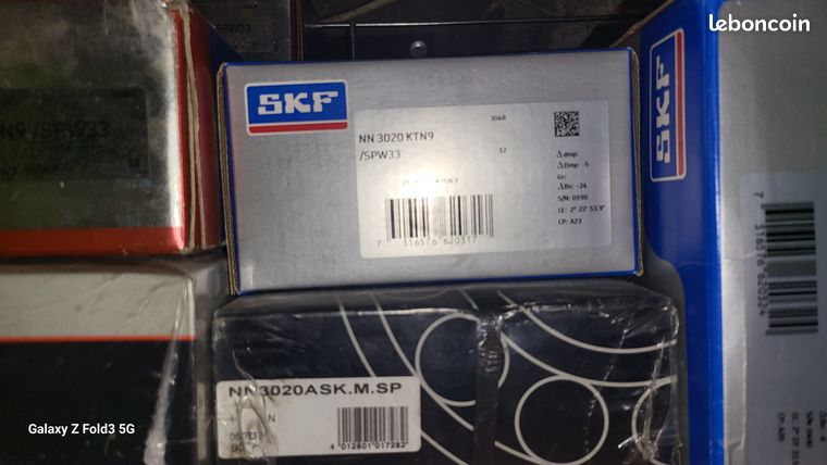 Roulement skf nn3020 ktn9 spw33