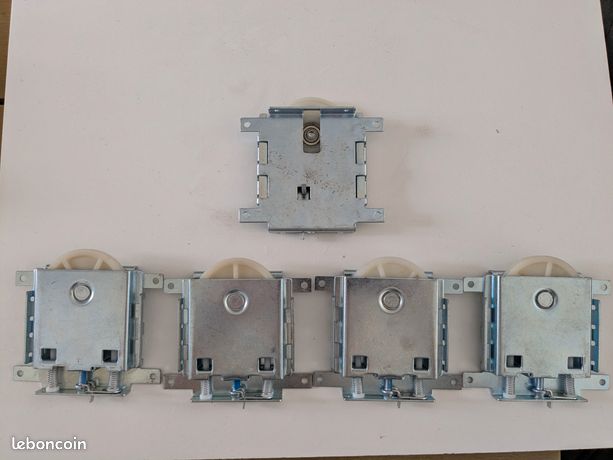 Roulettes portes coulissantes dressing professionnelles