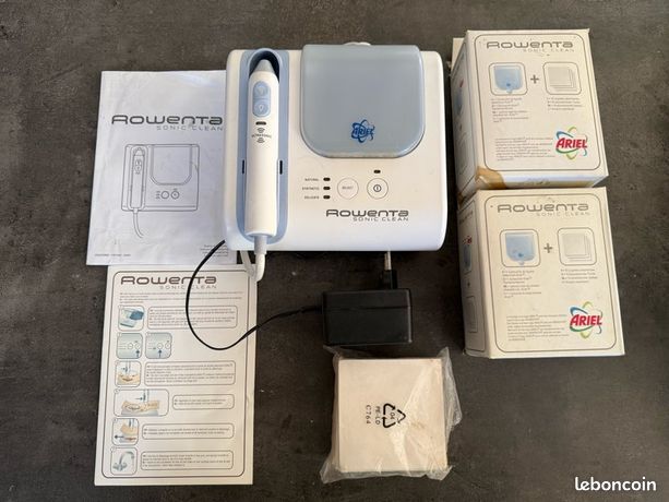 Rowenta Détacheur à ultrasons Sonic Clean + 2 Recharges