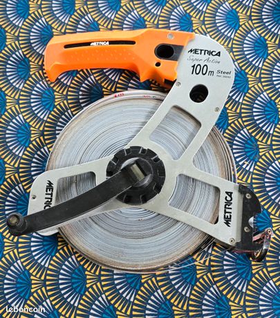 Ruban de mesure acier Metrica 100 m