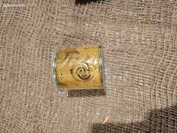 Ruban Noël Doré Satin 2.7m - Décoration Festive - Modèle Aléatoire