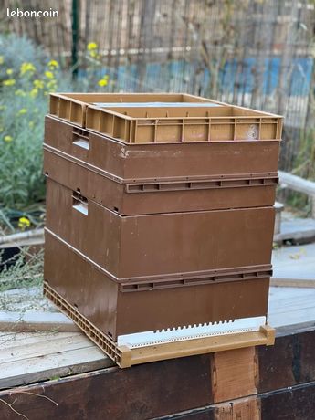 Ruches hausses cadres nourrisseurs