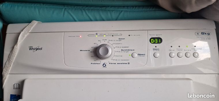 Sèche linge whirlpool