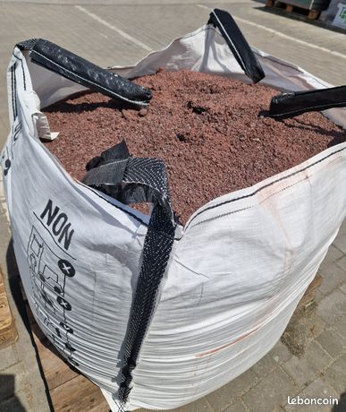 Sable petanque rouge/gris 0/3