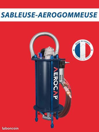 Sableuse aerogommeuse fabriquée en France