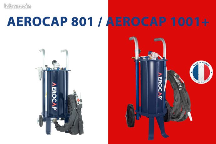 Sableuse aerogommeuse pour bois aerocap 801