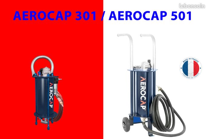 Sableuse aerogommeuse pour bois aerocap