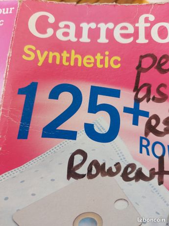 Sac aspirateur Carrefour 125+