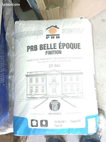 Sac enduit de parement belle époque finition GF blanc de noirmoutier