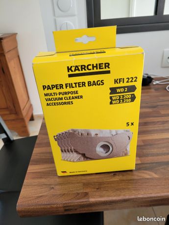 Sacs aspirateur karcher wd2