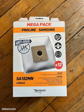 Sacs aspirateur Temlium SA102MN pour Proline Samsung
