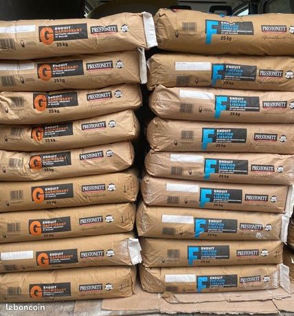 Sacs de 25kg enduit gros ou fin