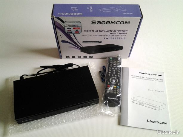 SAGEMCOM Récepteur TNT HD Twin 830T