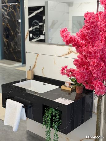 Salle de Bain double vasque style moderne + miroir