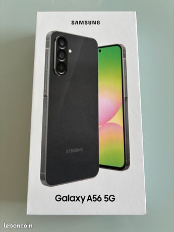 Samsung A56, 128Go, avec Samsung Galaxy buds Fe et coque