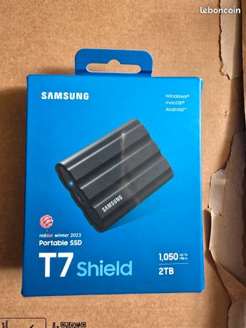 Samsung SSD Externe T7 Shield 2 To Urgent