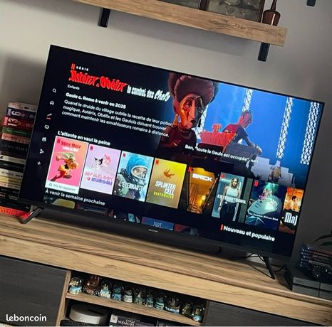 SAMSUNG Téléviseur 55 Pouces Crystal UHD 4K Smart TV