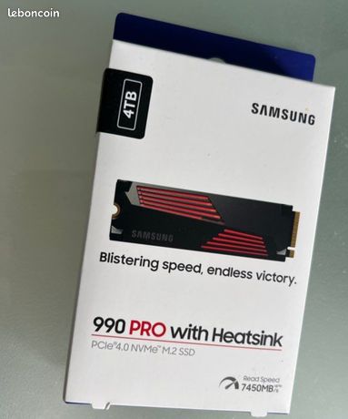 Samsung 990 Pro 4 To dissipateur