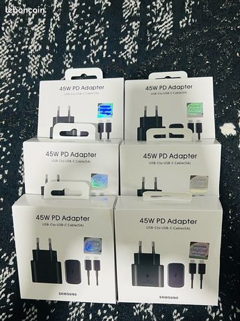 Samsung chargeur 45 watt ultra rapide