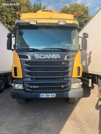 SCANIA R 560 Porteur grue