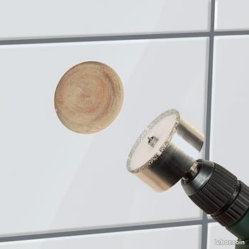 Scie cloche trépan diamanté a carrelage et carreaux wolfkraft neuf