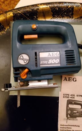 Scie sauteuse AEG STPE 500 peu servie avec son mode d'emploi