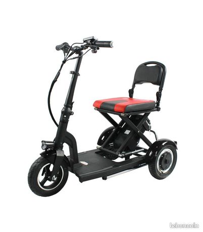 Scooter électrique 3 roues PMR Ultra Stable et Robuste - Adulte - Livraison Gratuite - Entièrement monté