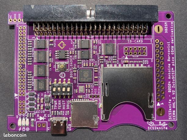 SCSIknife Desktop - Émulateur de disque SCSI compatible ZuluSCSI