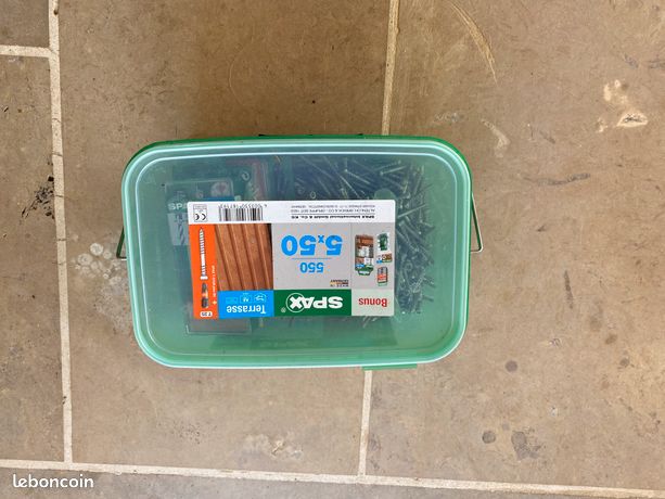 Seau vis spax terrasse 5x50