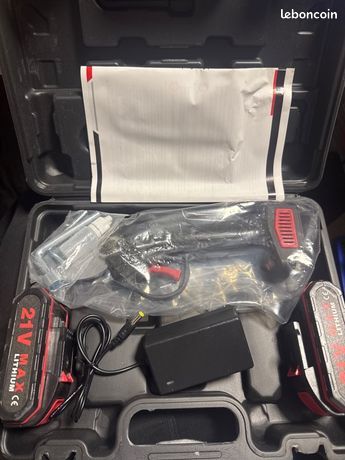 Sécateur électrique 2 batteries
