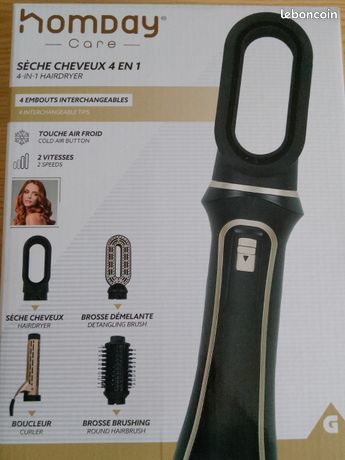Sèche cheveux 4 en 1
