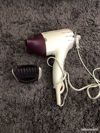 Sèche cheveux lisseur céramique calor ionic 1800W 2 embouts
