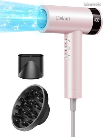 Seche cheveux premium technologie Dyson Dekuri FHD-EHC02 intélligent moteur numérique 110 000 tr/min 200 millions d'ions léger et silencieux capteur de temperature affichage LCD