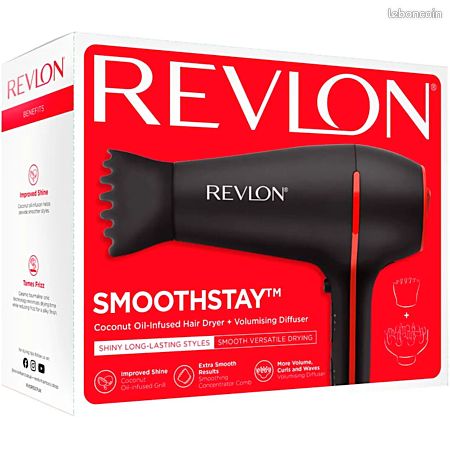 Sèche-cheveux Revlon avec 2 brosses emballé