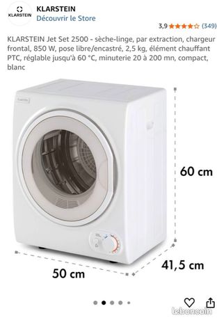 Sèche linge 3kg