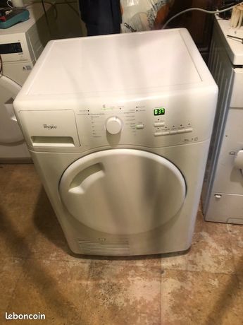 SECHE LINGE condensation 9kg WHIRLPOOL lcd