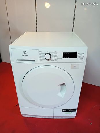 Sèche-linge pompe à chaleur 8kg Electrolux A+