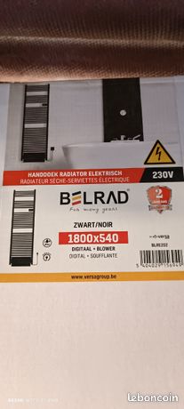 Sèche serviette belrad électrique soufflant digital 2000w