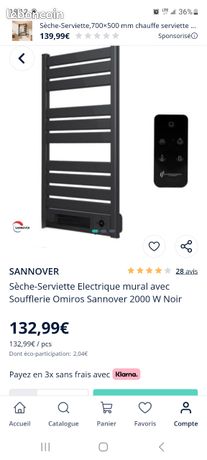 Seche serviette NEUF/GARANTIT