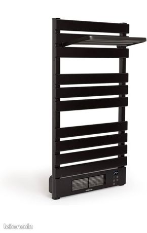 Sèche serviette soufflant noir